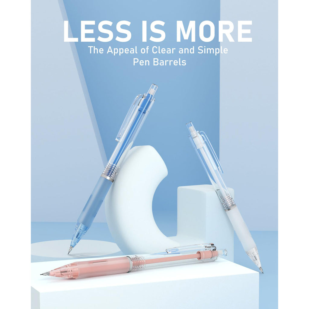 Four Candies Cute Mechanical Pencil Set, 3PCS Pastel Mechanical Pencils 0.5mm with 360PCS HB Lead Refills, 3PCS Erasers, 9PCS Eraser Refills for Writing