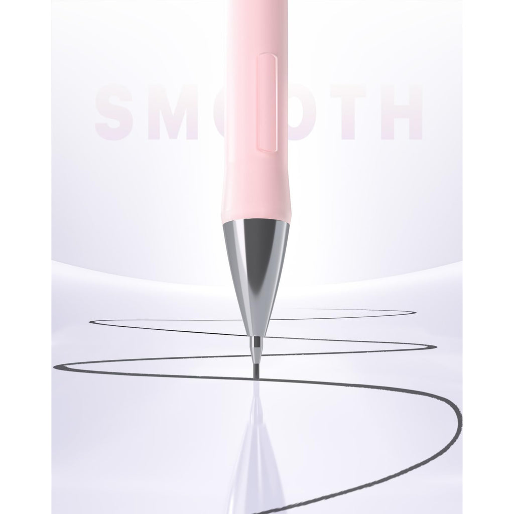 Four Candies Pastel Mechanical Pencil Set for Drawing & Writing,3PCS 0.7mm Mechanical Pencils with 360PCS HB Lead Refills, 3PCS Erasers and 9PCS Eraser Refills